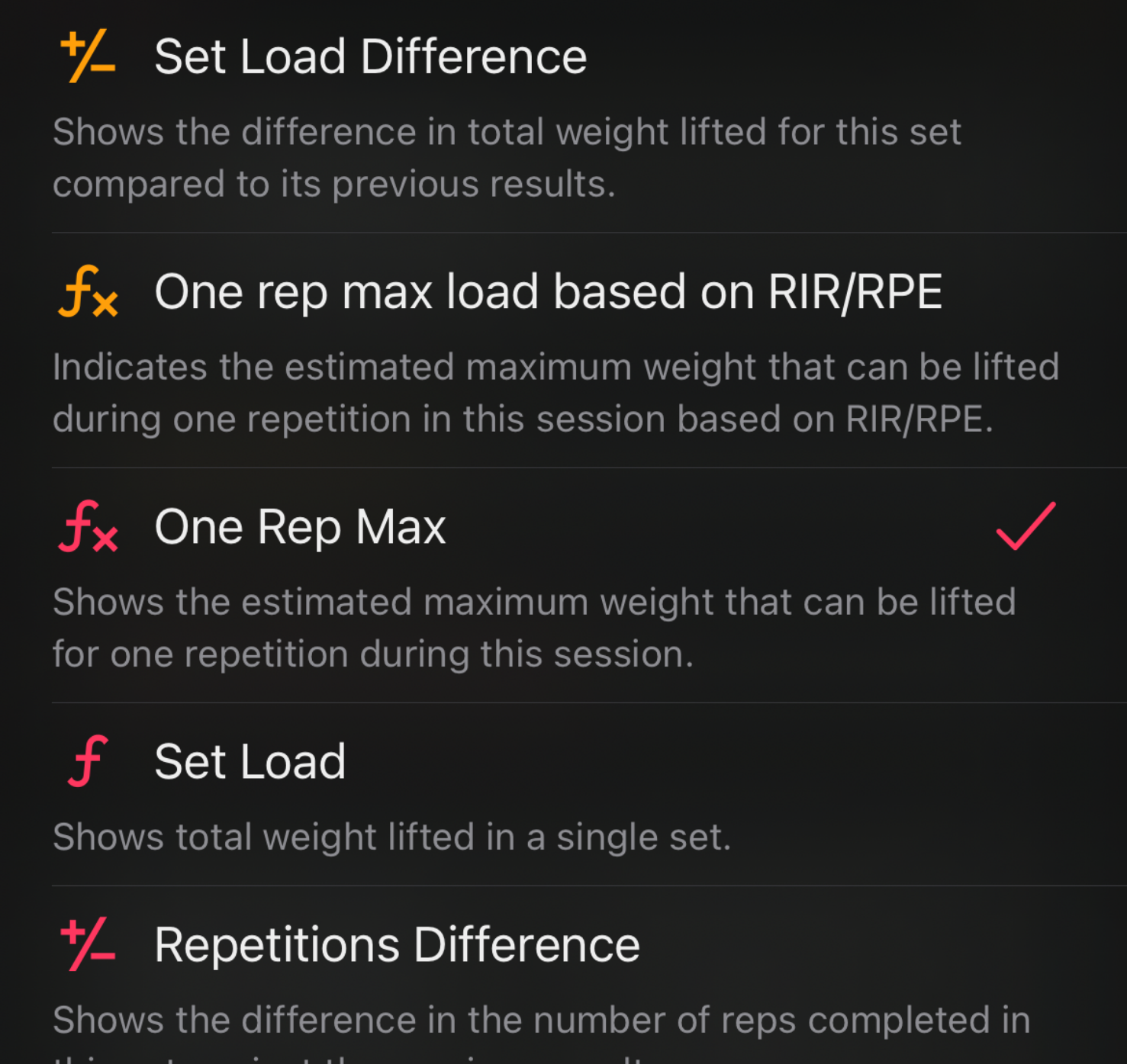 Advanced Metrics