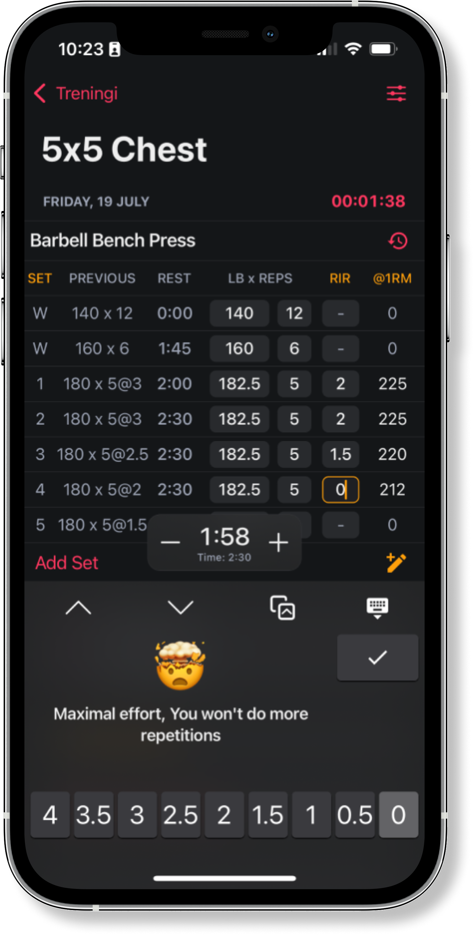workout tracker