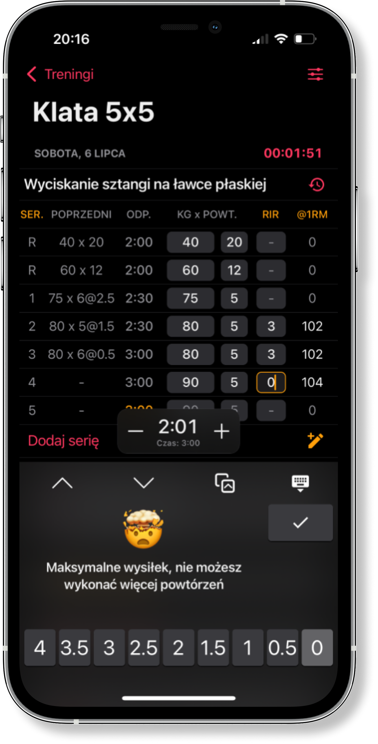 workout tracker