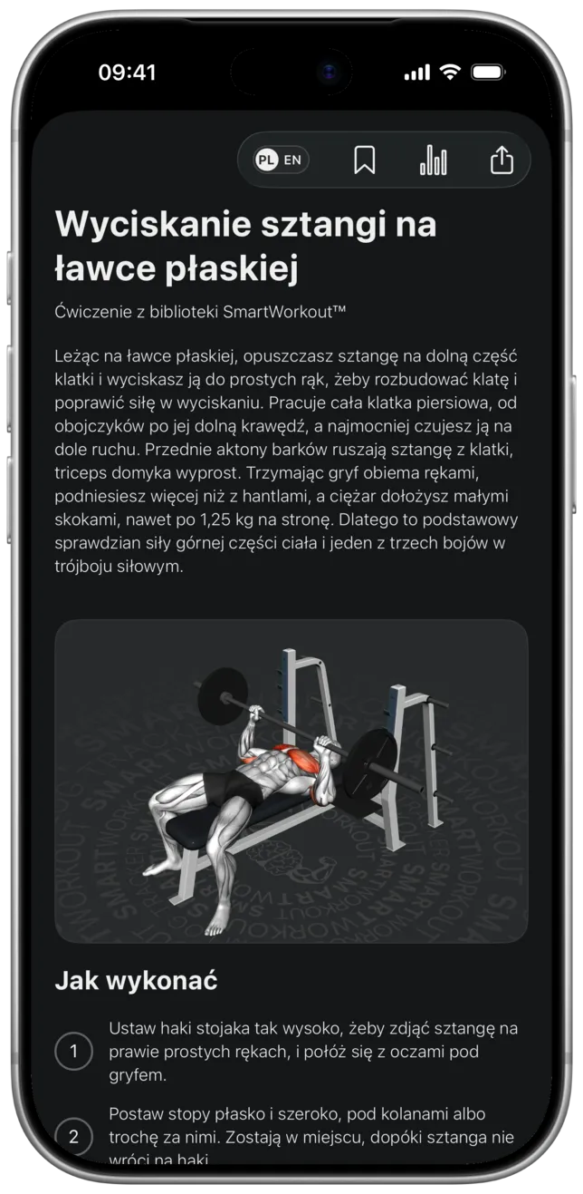 Aplikacja SmartWorkout: dziennik treningowy