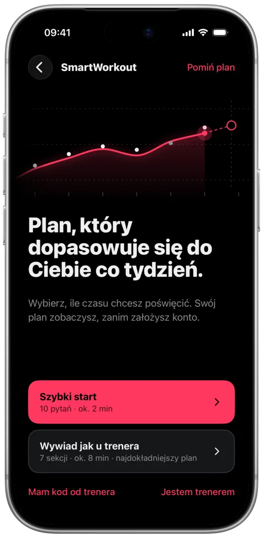 Plan treningowy od AI gotowy po opisaniu celu